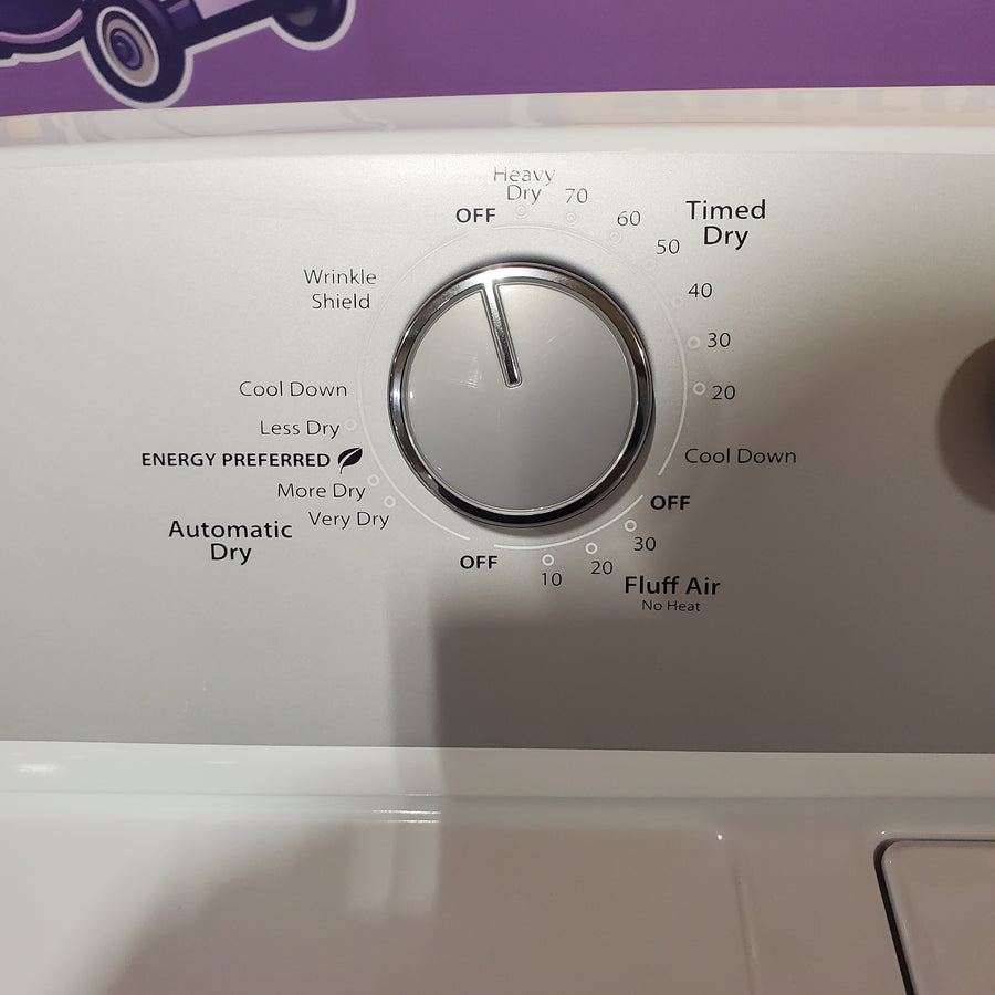 Whirlpool 3.8–3.9 Cu. Ft.  Top Load Washer with 2 in 1 Removable Agitator and Soil Level Selection WTW4957PW - Certified Refurbished and Whirlpool 7-cu ft Vented Electric Dryer WGD4815EW - Open Box (Copy)