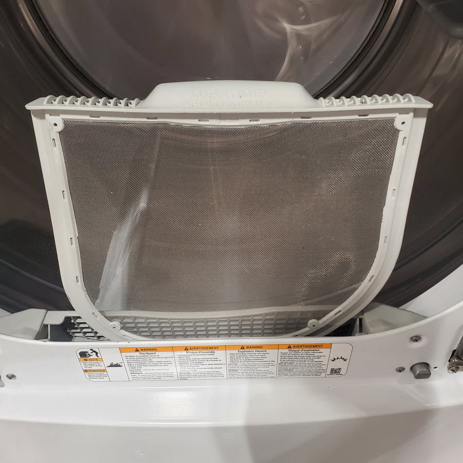 LG 5.5 cu. ft. Mega Capacity Smart Wi-Fi Enabled Top Load Washer with Impeller WT7400CW - Certified Refurbished and LG 7.3 cu. ft. Ultra Large Capacity Smart Wi-Fi Enabled Electric Dryer with Sensor Dry Technology DLE7300WE - Certified Refurbished