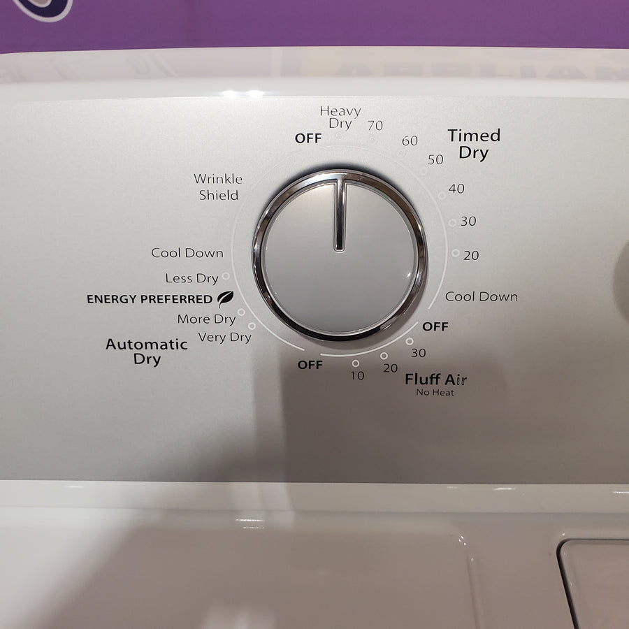 Whirlpool White Electric Extra Large 7.0 Cu. Ft. Dryer with Wrinkle Shield WED4815EW - Scratch & Dent (Minor)