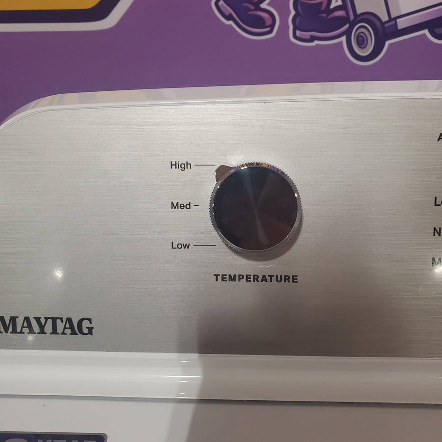 Maytag 4.2 Cu. Ft. Capacity Top Load Washer in White MTW4205SW - Open Box and MayTag 7.0 cu. ft. Top Load Electric Wrinkle Prevent Dryer MED4500MW - Scratch & Dent (Minor)