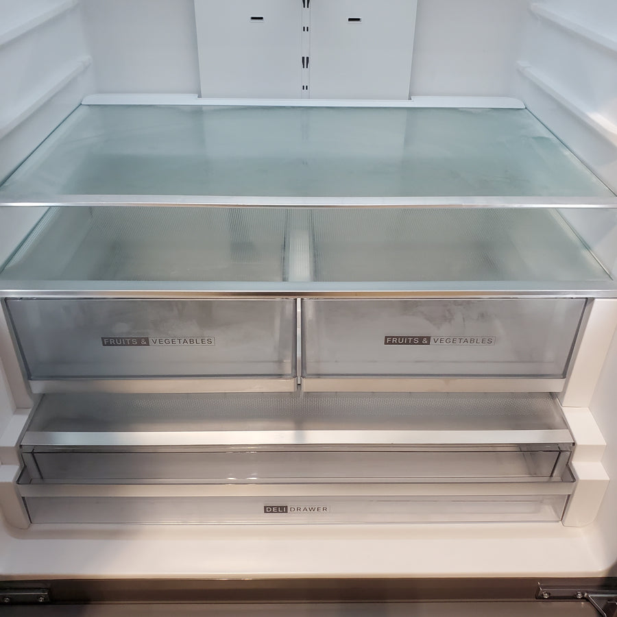 Whirlpool French Door Refrigerator in Fingerprint Resistant Stainless Finish with In-Door Water and Ice Maker - 30 cu. ft. WRFF3536SZ - Scratch & Dent (Minor)