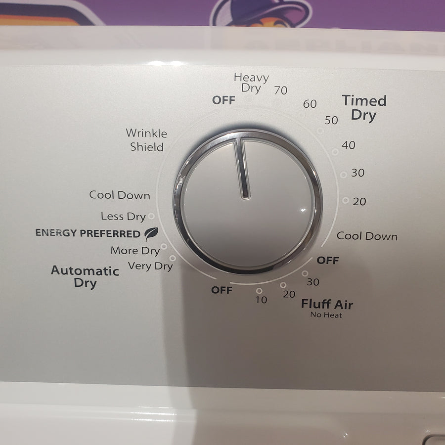 Whirlpool White Electric Extra Large 7.0 Cu. Ft. Dryer with Wrinkle Shield 22442607 - WED4815EW - Scratch & Dent (Minor)