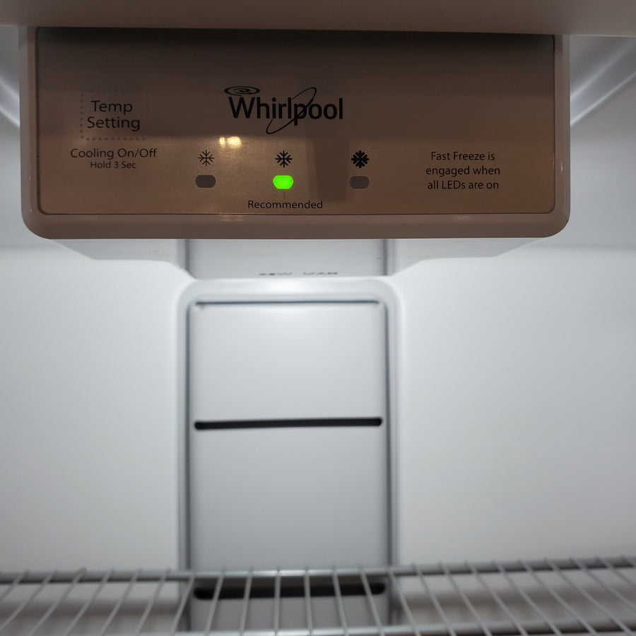 Whirlpool 20 cu. ft. Upright Freezer with LED Lighting with Fast Freeze WZF34X20DW - Scratch & Dent (Minor)