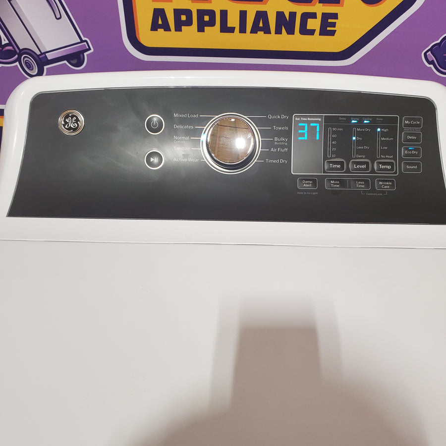 GE® 7.4 cu. ft. Capacity Gas Dryer with Up To 120 ft. Venting and Sensor Dry 0512196 - GTD58GBSVWS - Certified Refurbished
