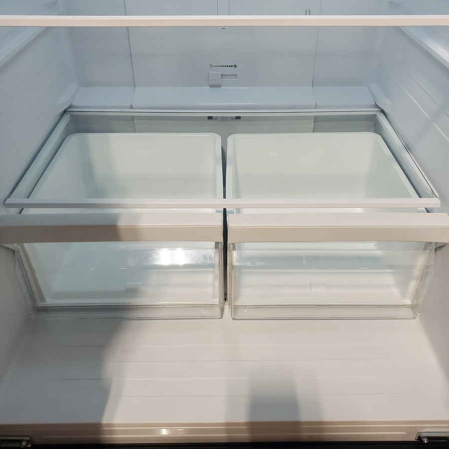 Vissani 30 in. 18.4 cu. ft. Standard-Depth French Door Bottom Freezer Refrigerator in Fingerprint Resistant Stainless Steel Look MDFDBM18SS6 - Scratch & Dent (Moderate)