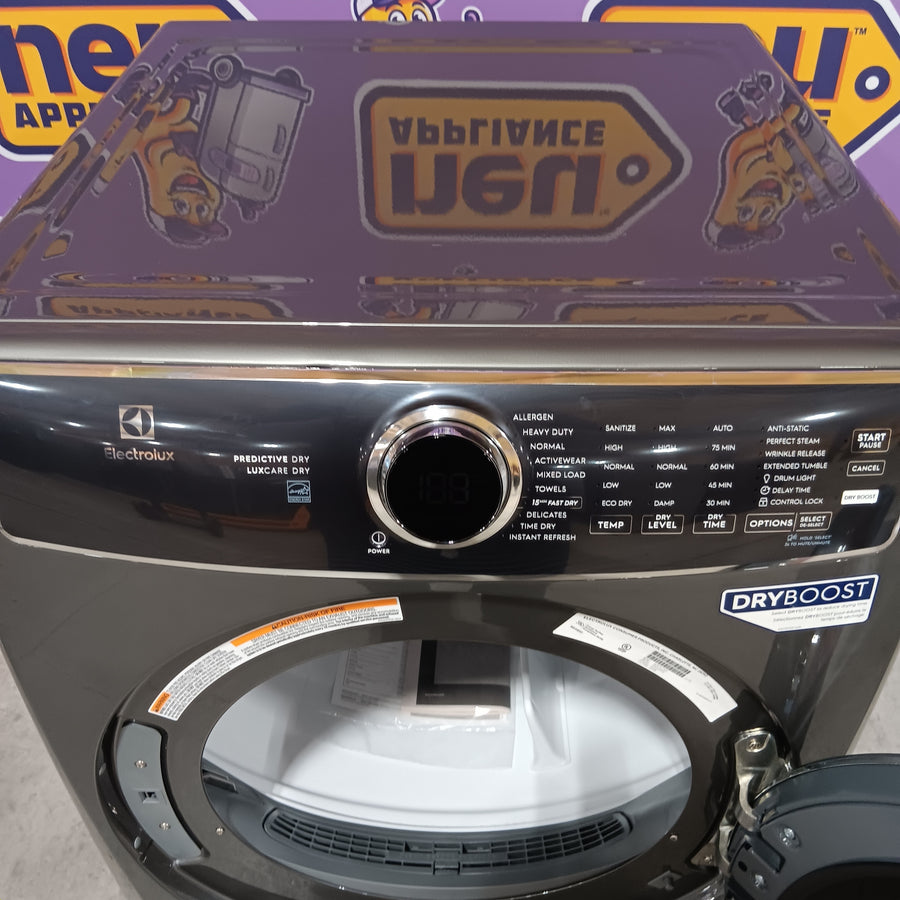 Electrolux Titanium Front Load 600 Series 4.5 Cu. Ft. Washer with Smartboost ELFW7637AT - Open Box and Electrolux Frontload Electric Steam Dryer 16287 - ELFE7537AT - Open Box
