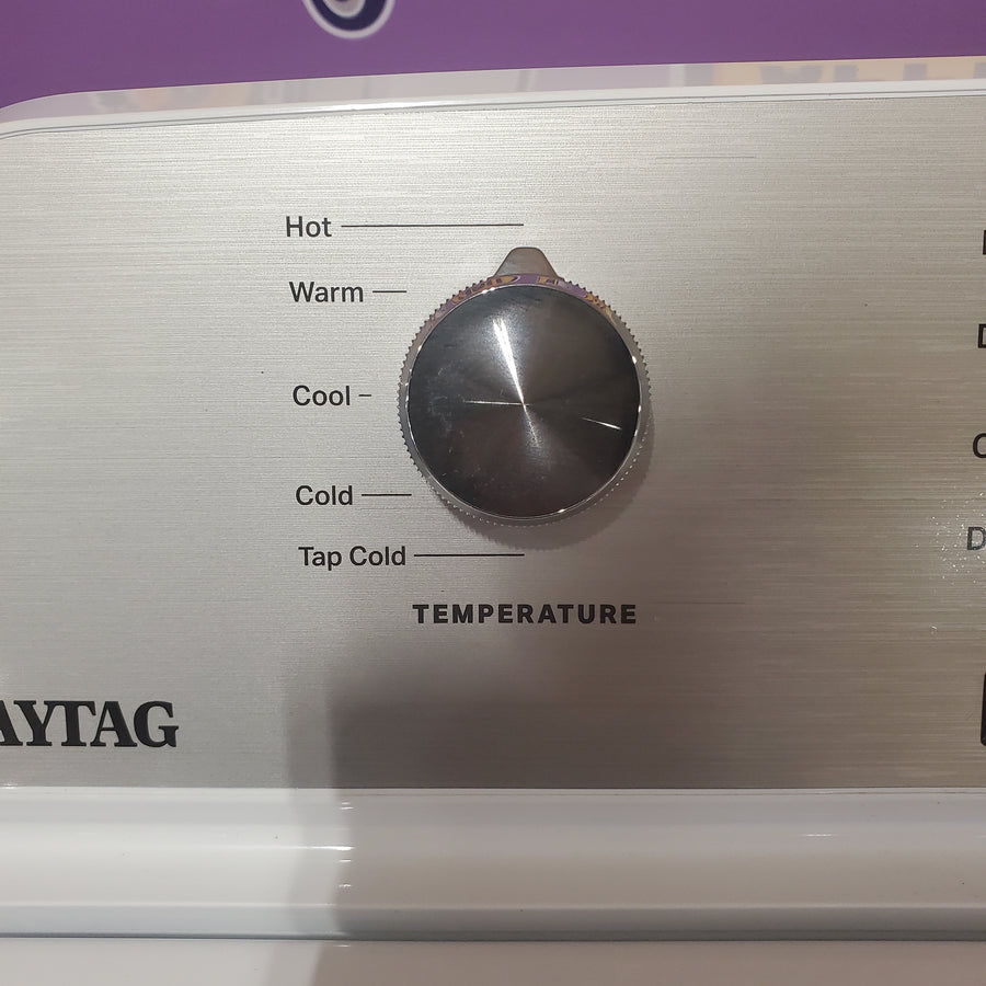 Maytag 4.5 cu. ft. Capacity Top Load Washer with Power™ Agitator and Deep Fill MVW4505MW - Open Box and Maytag 7.0 cu. ft. Capacity Top Load Electric Wrinkle Prevent Dryer 16321 - MED4500MW - Scratch & Dent (Minor)