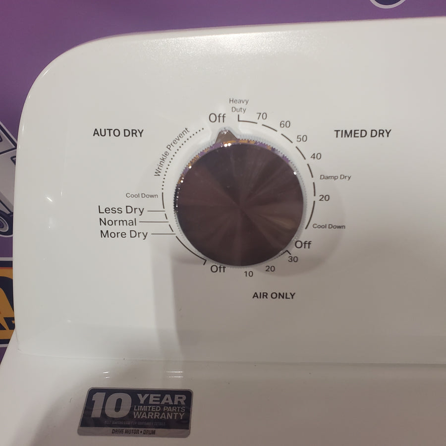Maytag Top Load Style Electric Wrinkle Prevent 7.0 cu. ft. Dryer with Auto Dry MED4005SW - Open Box