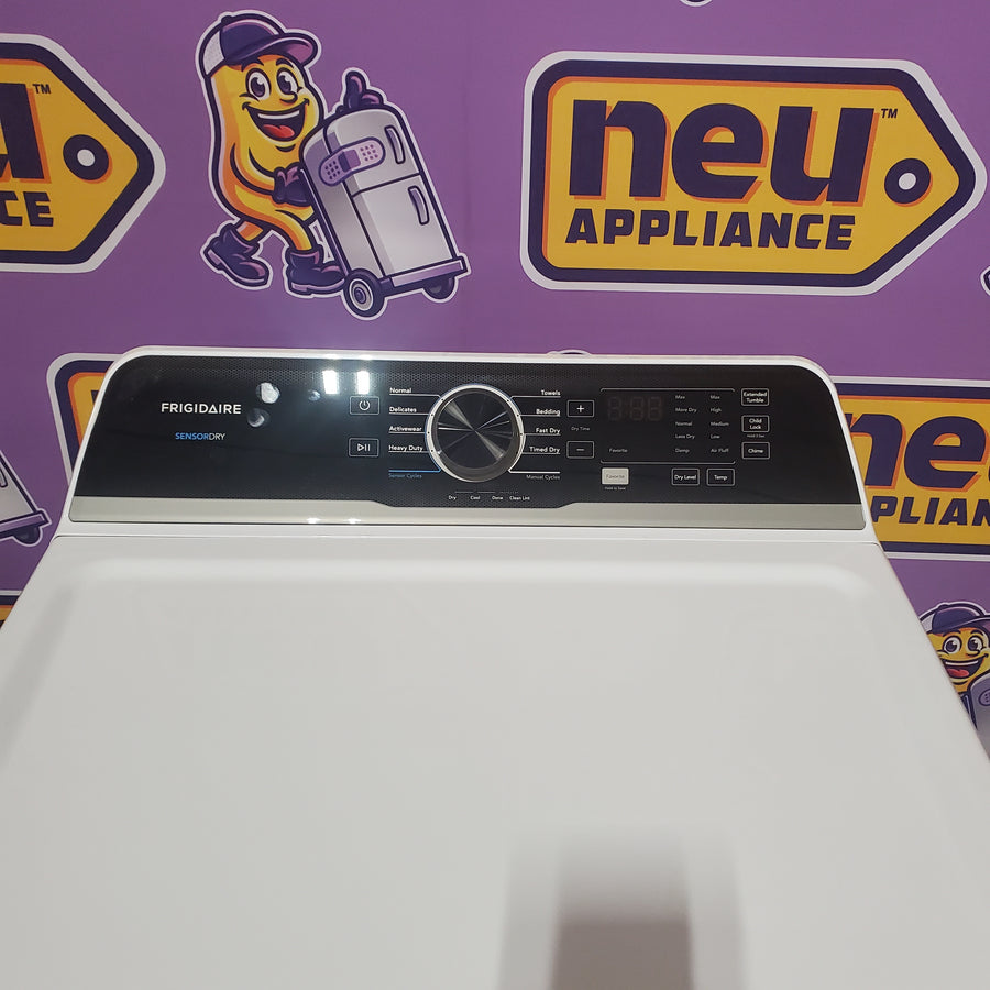 Frigidaire 7 Cu. Ft. Electric Dryer in White FLVE7523BW - Scratch & Dent (Moderate)