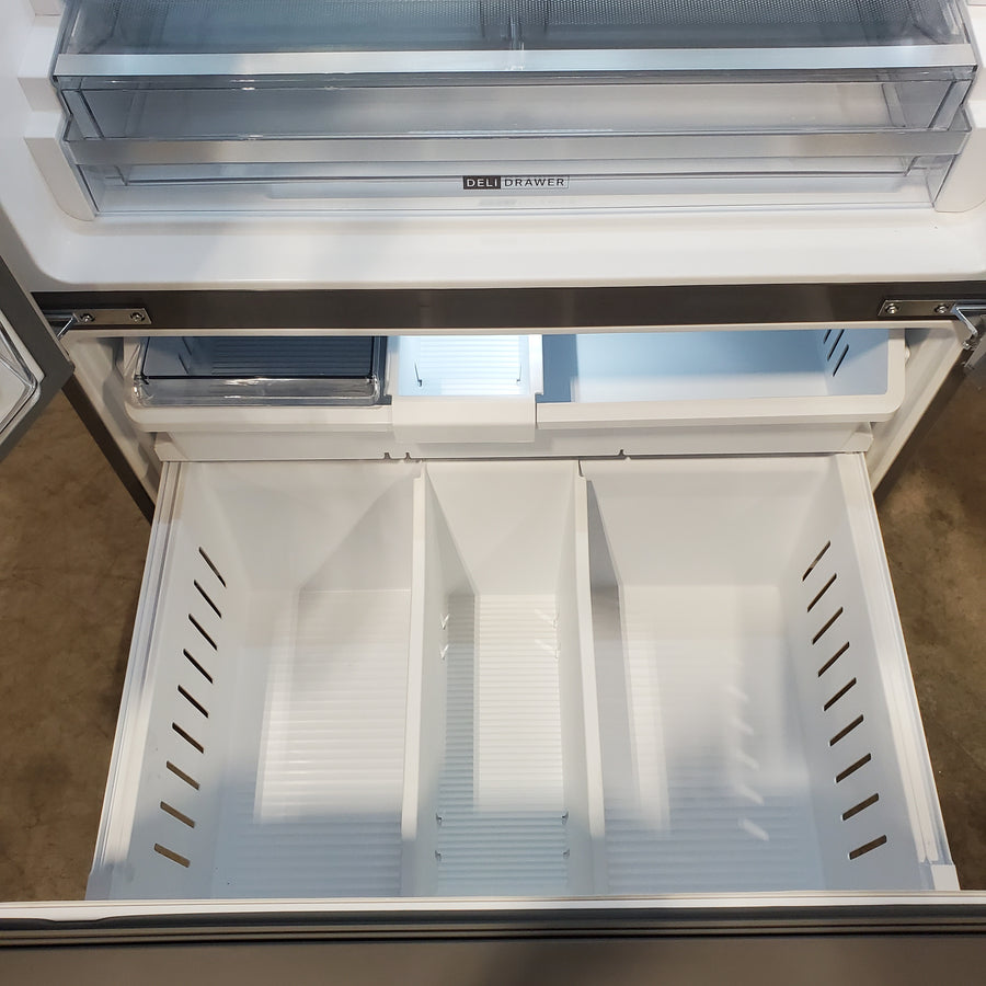 Whirlpool French Door 31 Cu. Ft. Refrigerator with Total Coverage Cooling in Fingerprint Resistant Stainless Steel 22121487 - WRFF3136SZ - Scratch & Dent (Moderate)