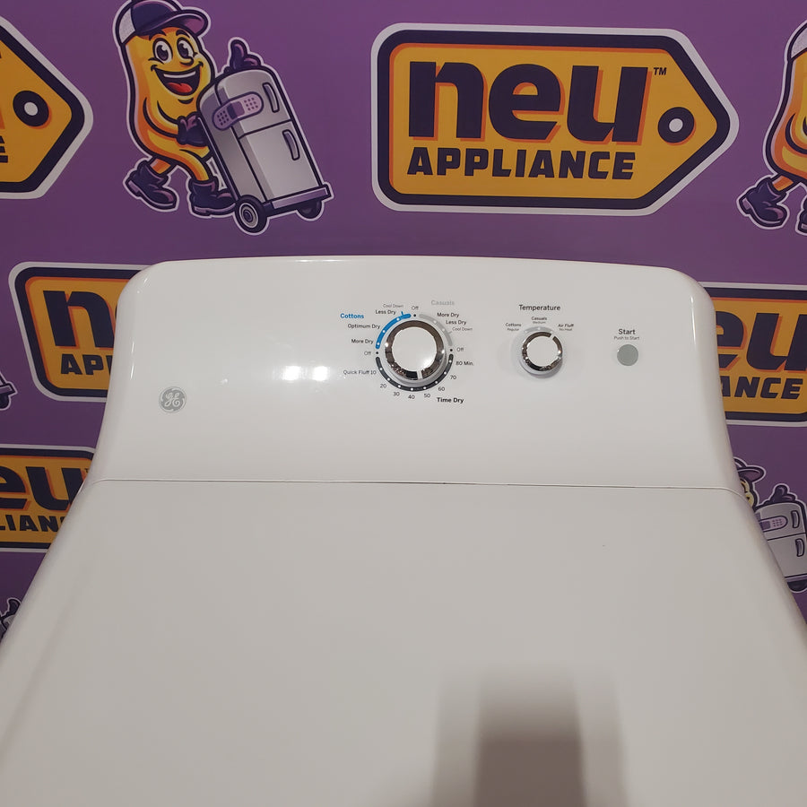 GE® 7.2 cu. ft. Capacity Aluminized Alloy Drum Electric Dryer GTD33EASKWW - Certified Refurbished