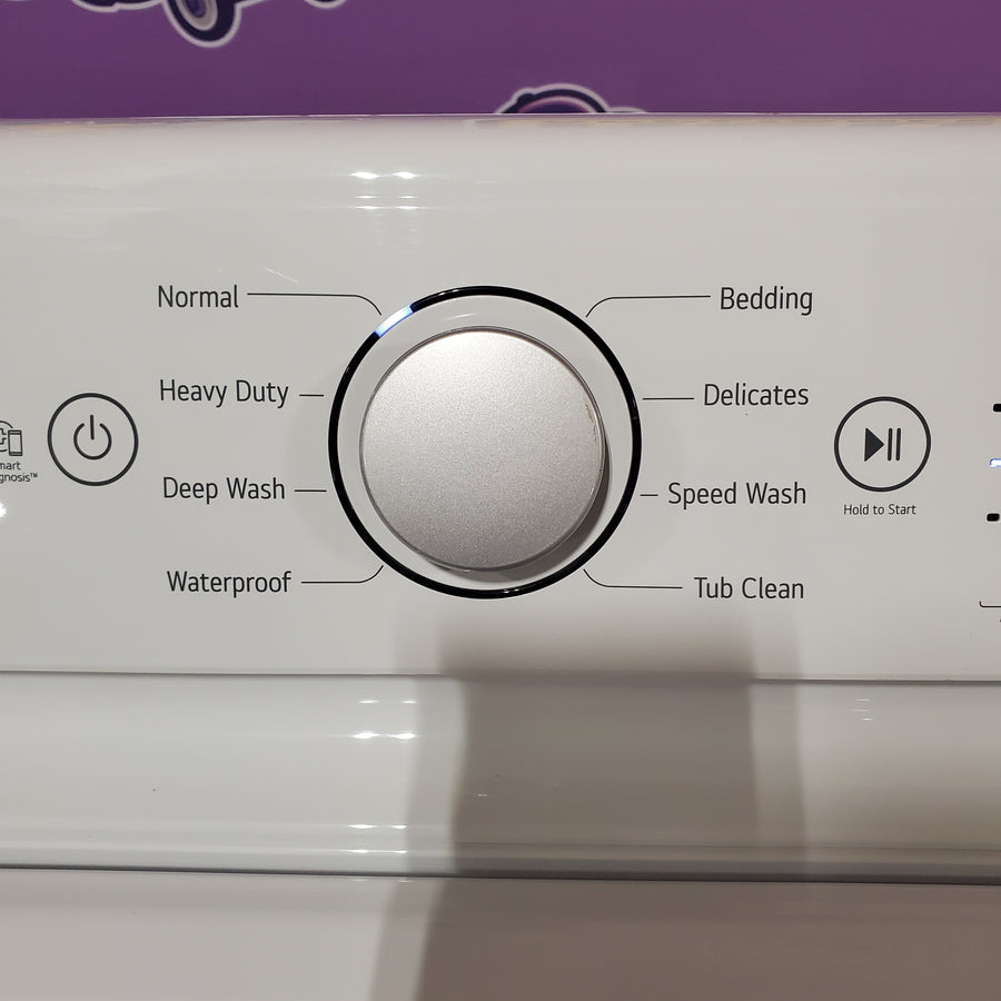 LG White Top Load 5.0 Cu. Ft. Mega Capacity Washer with TurboDrum Technology 3511217 - WT7150CW - Certified Refurbished