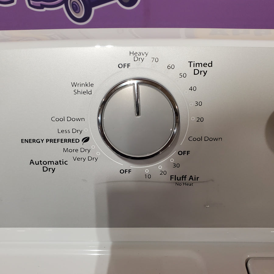 Whirlpool White Electric Extra Large 7.0 Cu. Ft. Dryer with Wrinkle Shield WED4815EW - Certified Refurbished