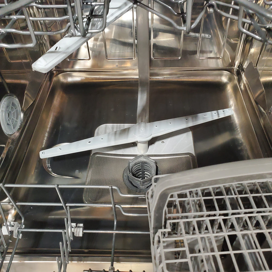 Bertazzoni 24 Inch Fully Integrated Built-In Dishwasher with 15 Place Setting Capacity, 6 Wash Cycles, Standard 3rd Rack, and 42 dBA DW24T3IXV - Scratch & Dent (Minor)