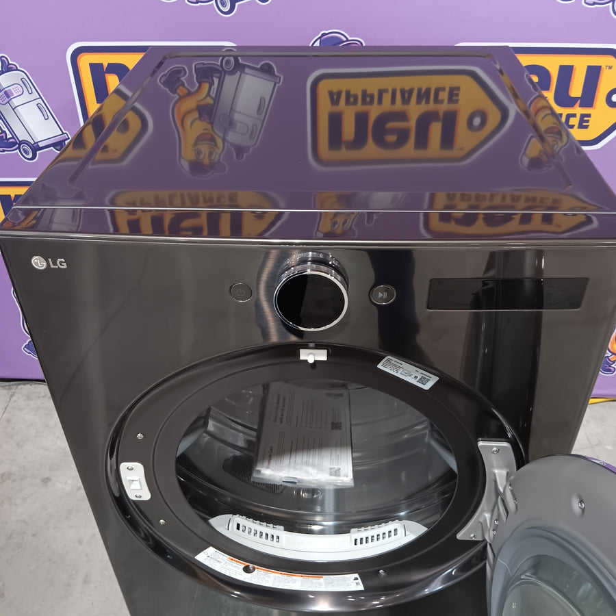 LG 4.5 cu. ft. Smart Front Load Washer with TurboWash® 360° and ezDispense® WM5700HVA - Scratch & Dent (Moderate) and 7.4 cu. ft. Ultra Large Capacity Smart Front Load Electric Dryer with Built-In Intelligence & TurboSteam® 16275 - DLEX6700B - Open Box