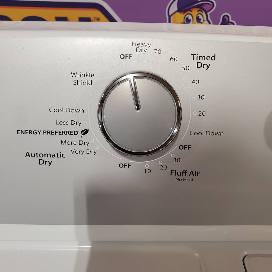 Whirlpool White Electric Extra Large 7.0 Cu. Ft. Dryer with Wrinkle Shield 22421771 - WED4815EW - Scratch & Dent (Minor)