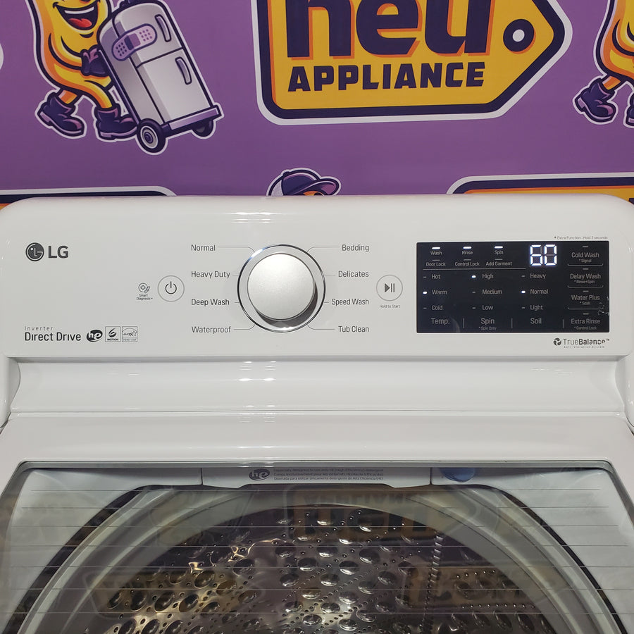 LG 4.5 cu. ft. Top Load Washer with Impeller WT7100CW - Certified Refurbished