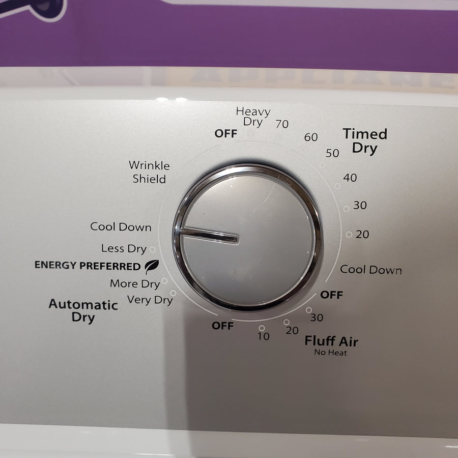 Whirlpool White Electric Extra Large 7.0 Cu. Ft. Dryer with Wrinkle Shield WED4815EW - Open Box