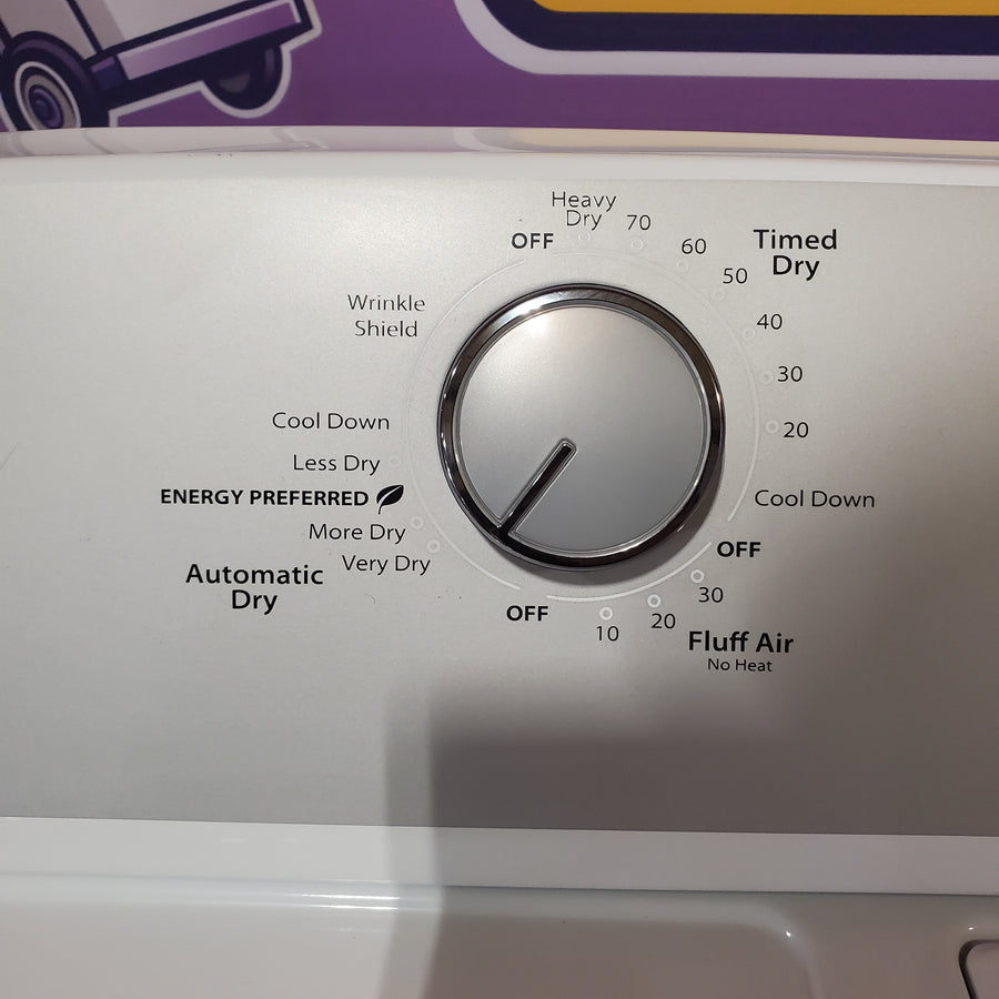 Whirlpool White Electric Extra Large 7.0 Cu. Ft. Dryer with Wrinkle Shield WED4815EW - Open Box