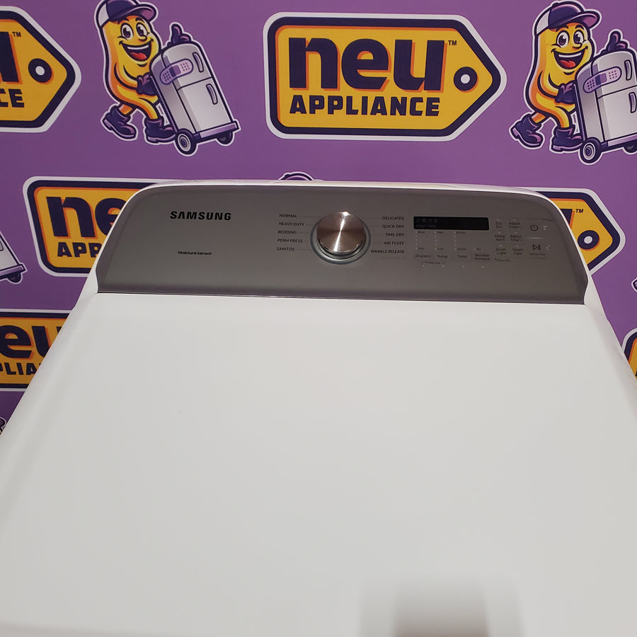 Samsung White Extra Large 7.4 Cu. Ft. Capacity with Sensor Dry 3511230 - DVE50R5200W - Certified Refurbished