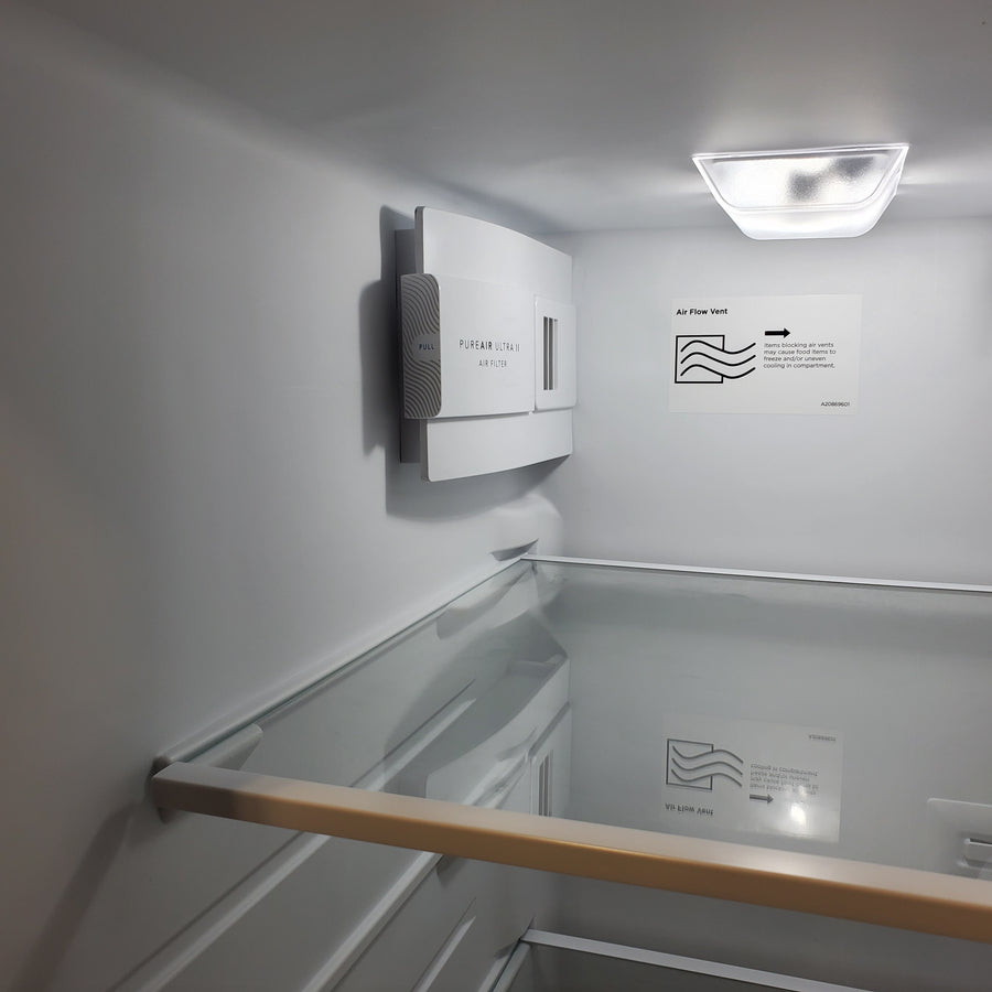 Frigidaire 25.6-cu ft ENERGY STAR Side-by-Side Refrigerator with Ice Maker in Fingerprint Resistant Stainless Steel 22421727 - FRSS26L3AF - Scratch & Dent (Minor)