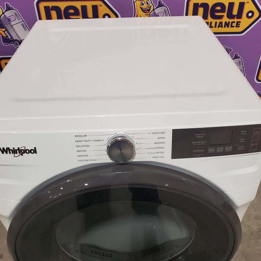Whirlpool 7.4 cu. ft. Smart Front Load ENERGY STAR® Electric Dryer with Wrinkle Shield™ Option WED5720RW - Open Box