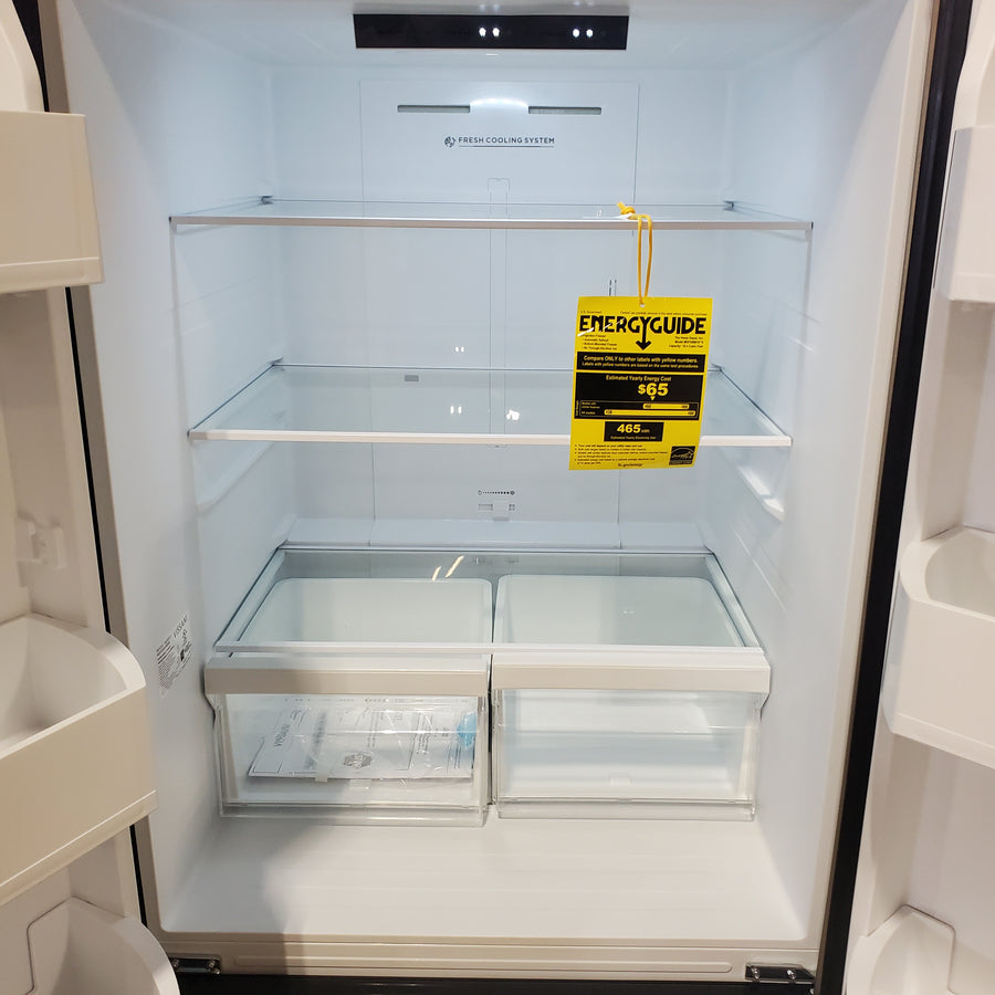 Vissani 30 in. 18.4 cu. ft. Standard-Depth French Door Bottom Freezer Refrigerator in Fingerprint Resistant Stainless Steel Look MDFDBM18SS6 - Scratch & Dent (Moderate)