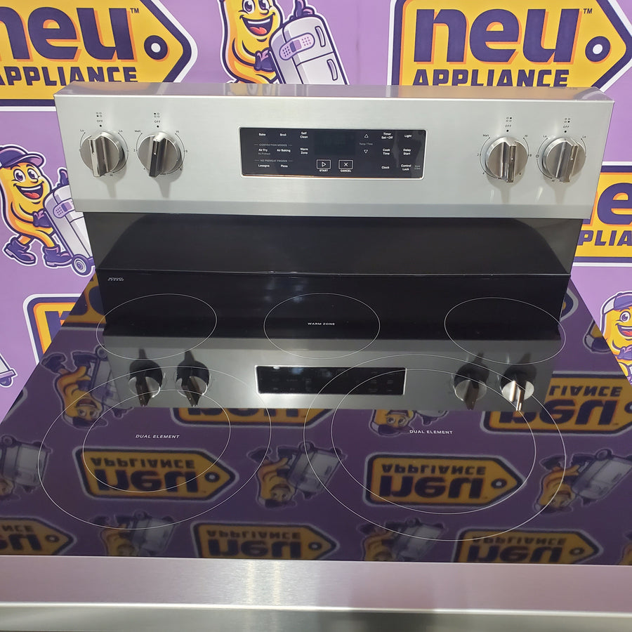 Whirlpool Energy Star Electric Range with Air Cooking Technology, No Preheat Air Fry, Air Baking and Self Clean WFES5030RZ - Open Box