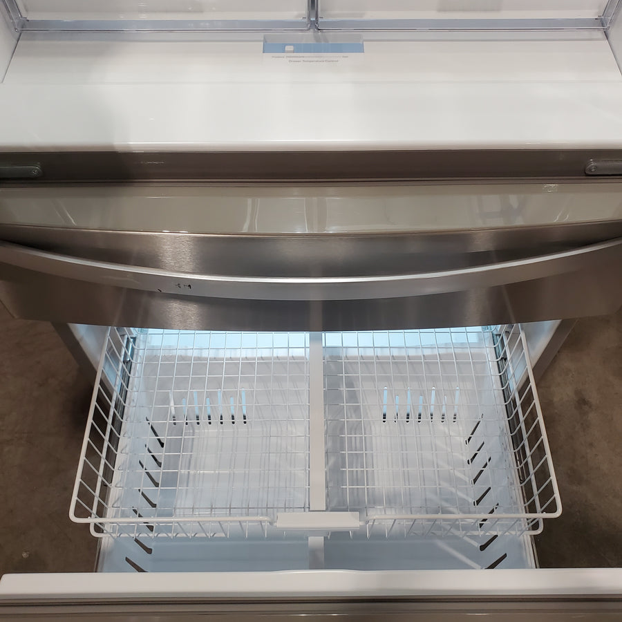 Whirlpool French Door Bottom Mount Refrigerator in Fingerprint Resistant Stainless Steel 22121507 - WRMF3636RZ - Scratch & Dent (Moderate)