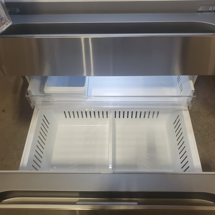 LG 29 cu. ft. Smart Standard-Depth MAX™ 4-Door French Door Refrigerator with Full-Convert Drawer™ in Print Proof Stainless Steel LF29H8330S - Scratch & Dent (Moderate)