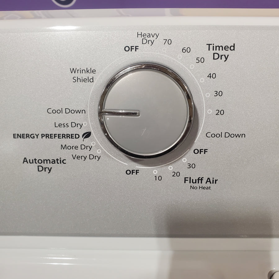 Whirlpool 3.8–3.9 Cu. Ft.  Top Load Washer with 2 in 1 Removable Agitator and Soil Level Selection WTW4957PW - Certified Refurbished and Whirlpool 7-cu ft Vented Electric Dryer WED4815EW - Certified Refurbished