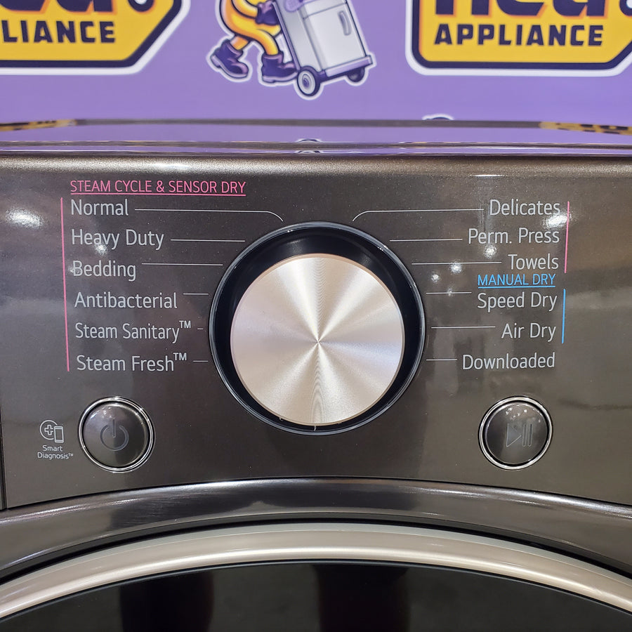 LG Front Load 4.5 Cu. Ft. Washer with TurboWash 360 Technology WM4000HBA - Scratch & Dent (Minor) and LG Smart Wi-Fi Enabled Front Load Electric 7.4 Cu. Ft. Dryer with TurboSteam 16265 - DLEX4000B - Scratch & Dent (Moderate)