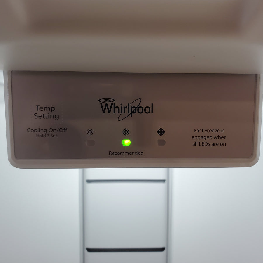 Whirlpool 20 cu. ft. Upright Freezer with LED Lighting with Fast Freeze 22442653 - WZF34X20DW - Scratch & Dent (Minor)