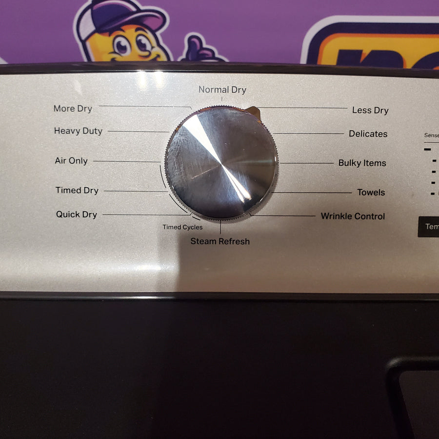 Maytag 5.2 cu. ft. Pet Pro Top Load Washer in Midnight Steel with Agitator, Extra Power MTW7205RF - Open Box and Maytag Volcano Black Pet Pro 7.0 cu. ft. Electric Dryer with XL Lint Trap and Steam 16290 - MED6500MBK - Scratch & Dent (MInor)