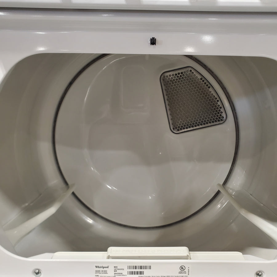 Whirlpool 27 Inch Electric Laundry Center with 2.5 cu. ft. Washer, 5.9 cu. ft. Dryer, 8 Wash Cycles, 6 Dry Cycles, AutoDry and Self-Clean Lint Filter WET3300XQ - Certified Refurbished
