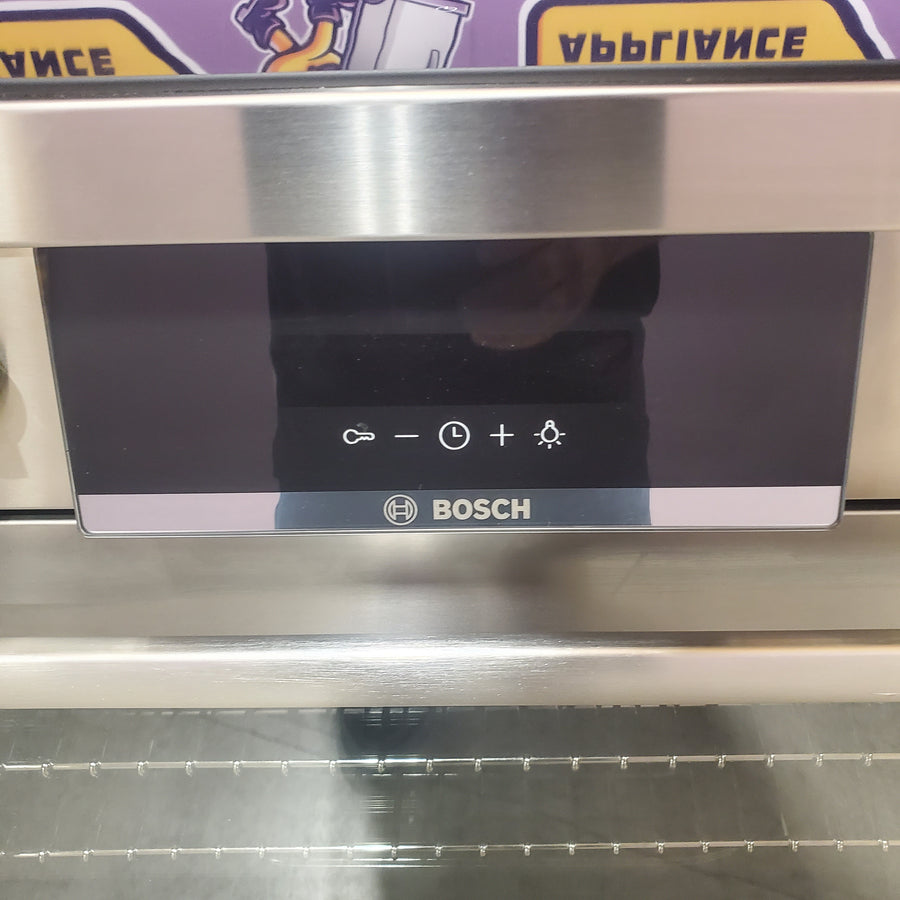 Bosch 800 Series 36 in. 3.7 cu ft. 5 Burner Slide-In Industrial Pro Style Induction Range w/ Convection Pro in Stainless Steel HIS8655U - Scratch & Dent (Minor)