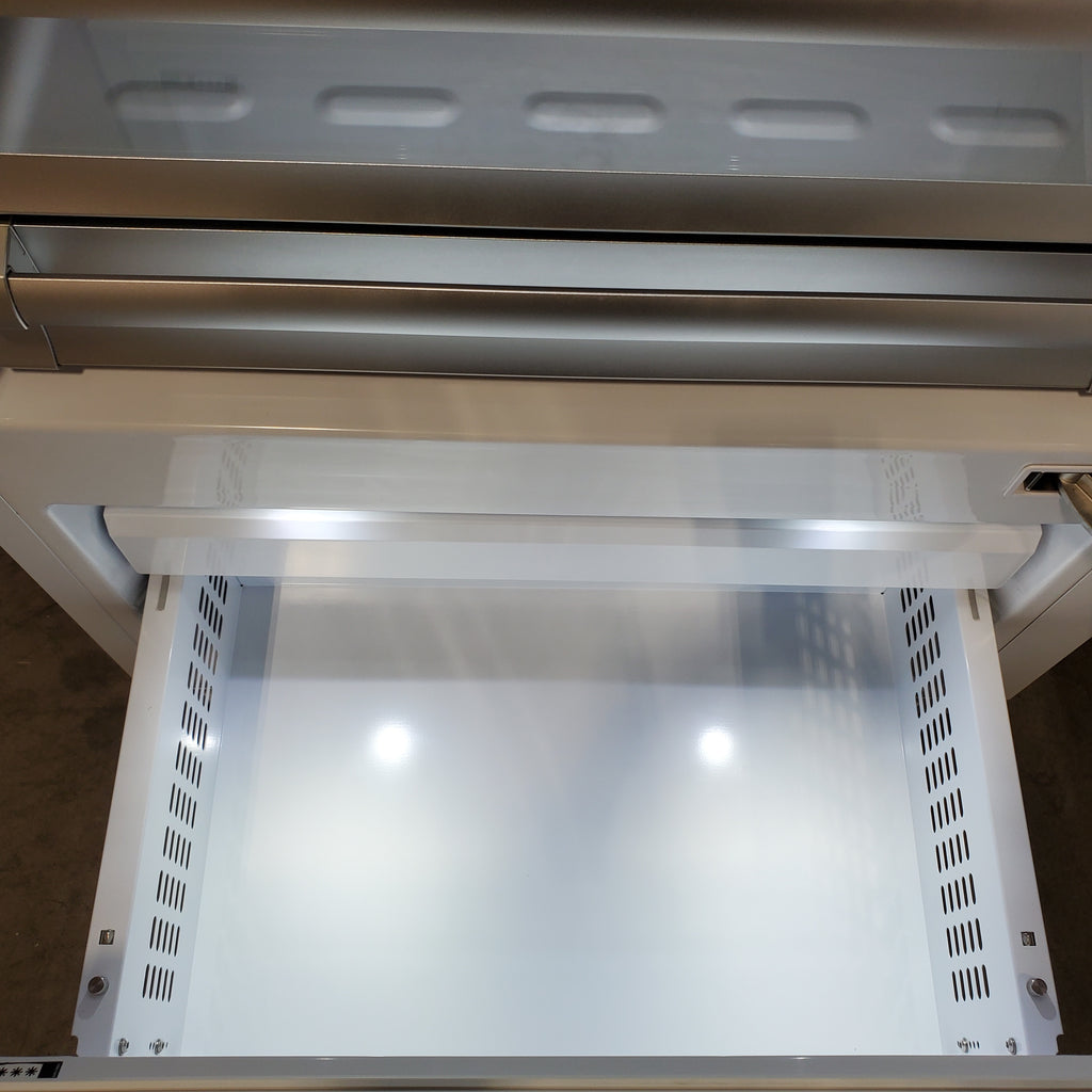 Bertazzoni Built-In Bottom Freezer Refrigerator with 19.6 Cu. Ft. Total Capacity, Touch-Controls, Lateral Airflow System, and Ice Maker 11113164 - REF36BMBIXRT - Scratch & Dent (Minor)