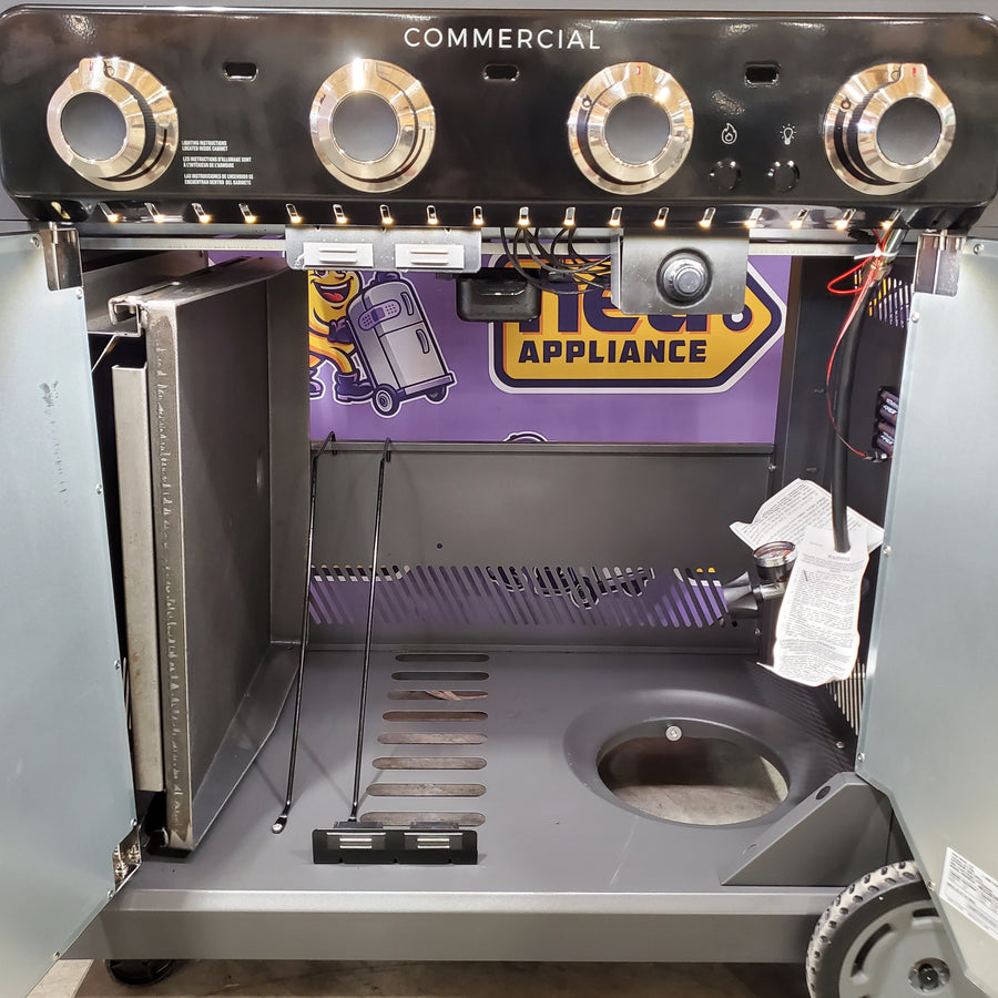 Charbroil® Commercial Series™ 4 Burner Gas Grill & Griddle in Stainless Steel 463263924 - Scratch & Dent (Moderate)