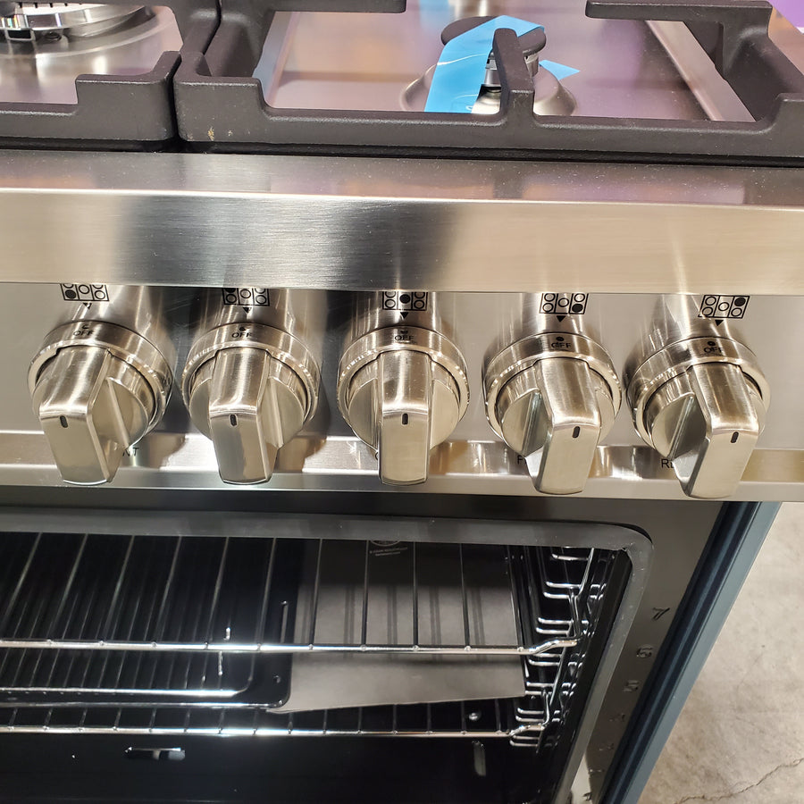 Bertazzoni Master Series 36 inch All Gas Range, 5 Burners MAS365GASXV - Scratch & Dent (Minor)
