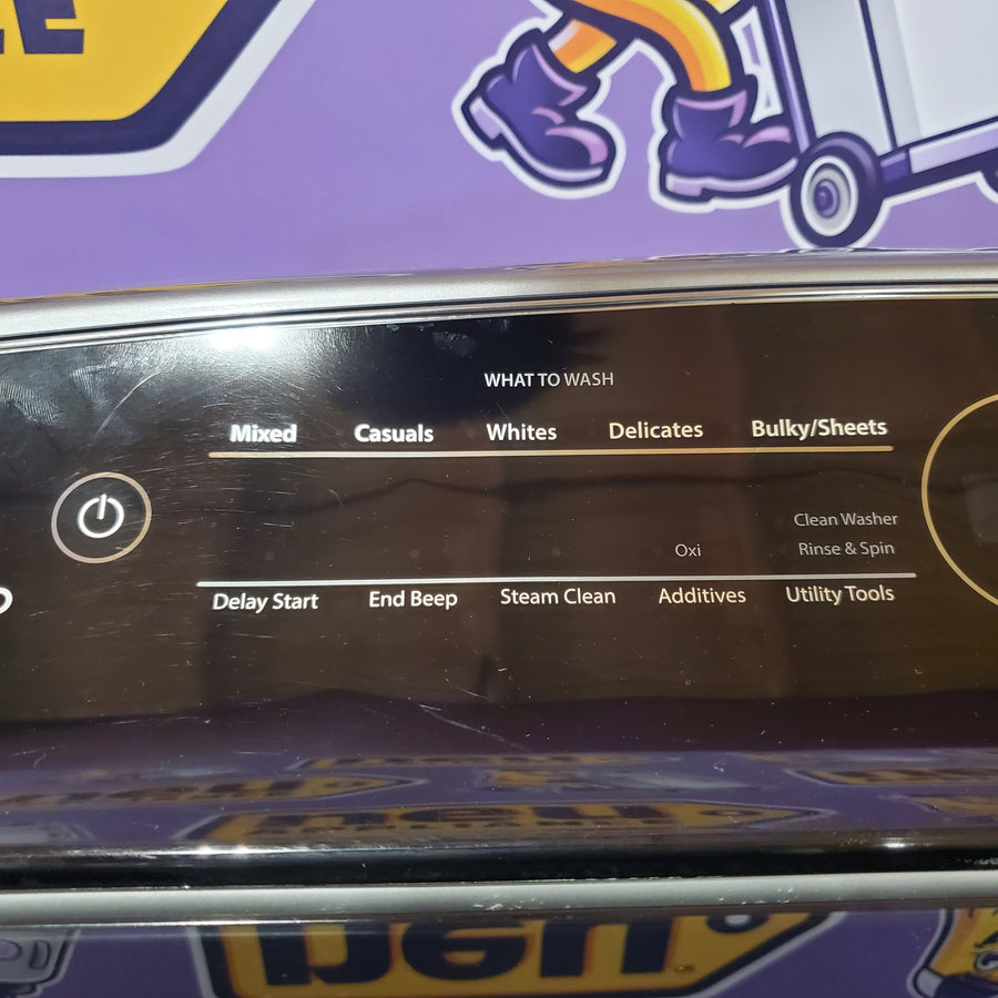 Whirlpool Chrome Shadow Top Load 5.3 Cu. Ft. Washer with Quiet Wash Sound Package WTW8500DC - Scratch &Dent (Minor)