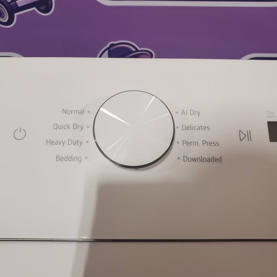 LG 5.0 cu.ft. SMART Top Load Washer in Alpine White with TurboWash WT8200CW - Scratch & Dent (Minor) and LG 7.3 cu. ft. Ultra Large Capacity Rear Control Electric Dryer with AI Sensing and ThinQ® Smart Features DLE8200W - Scratch & Dent (Moderate)
