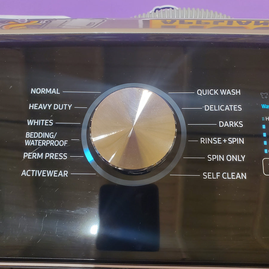 Samsung 5.0 cu. ft. High Efficiency Top Load Washer with Active WaterJet in Champagne WA50T5300AC - Certified Refurbished