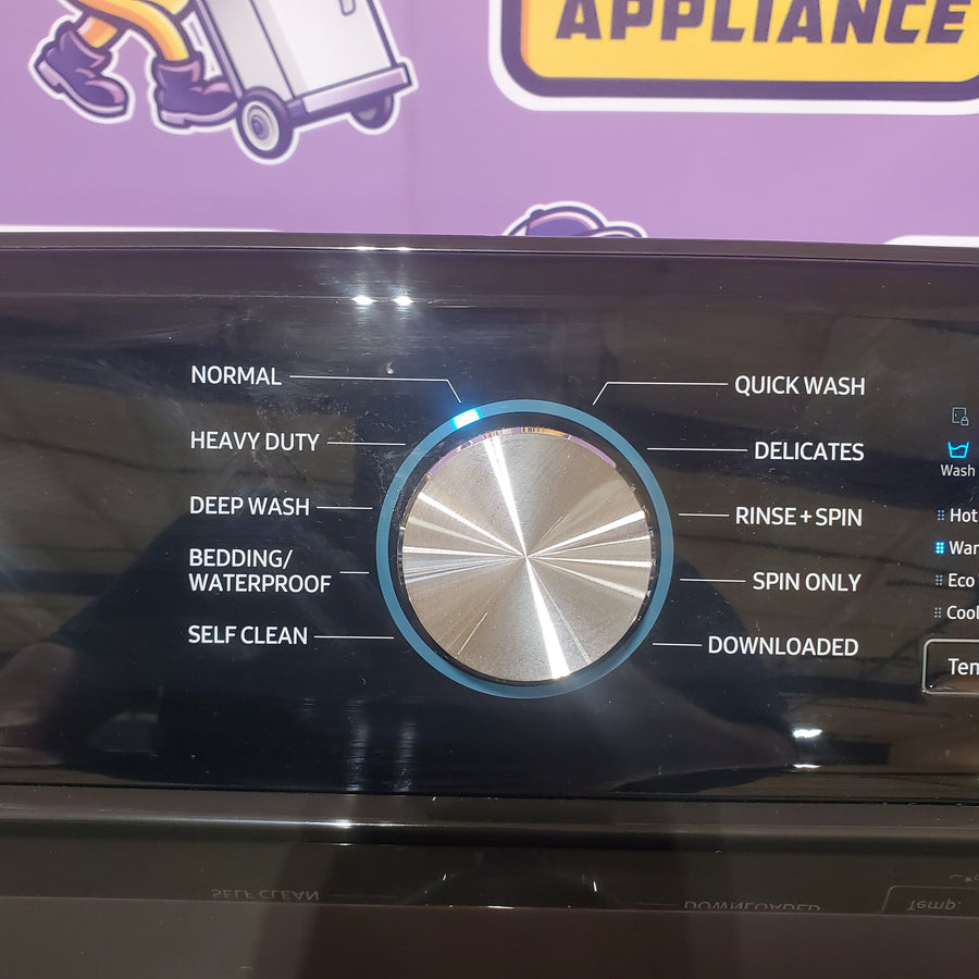 Samsung 4.7 cu. ft. Large Capacity Smart Top Load Washer with Active WaterJet in Brushed Black WA47CG3500AV - Open Box