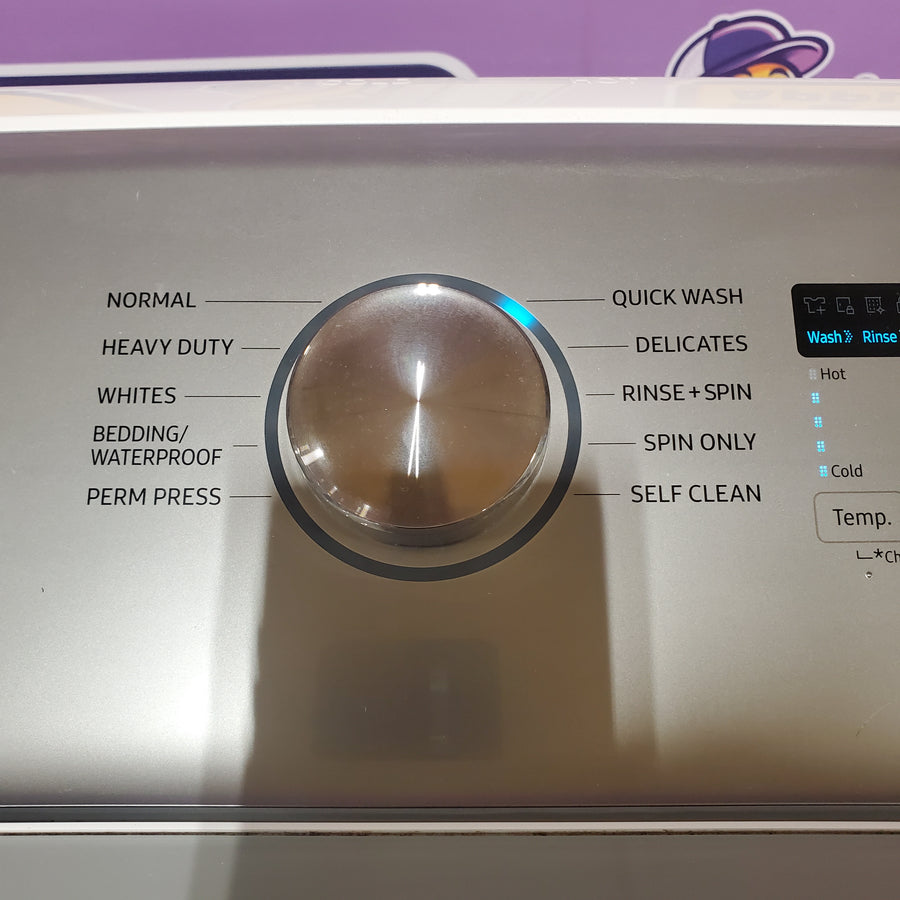 Samsung ENERGY STAR 5.0 cu. ft. Top Load Washing Machine with Active Water Jet WA50R5200AW - Certified Refurbished