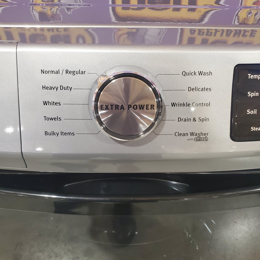 Maytag 4.5-cu ft High Efficiency Stackable Steam Cycle Front-Load Washer MHW5630HC - Open Box and Maytag 7.3-cu ft Stackable Vented ENERGY STAR Electric Dryer MED5630HC - Scratch & Dent (Minor)