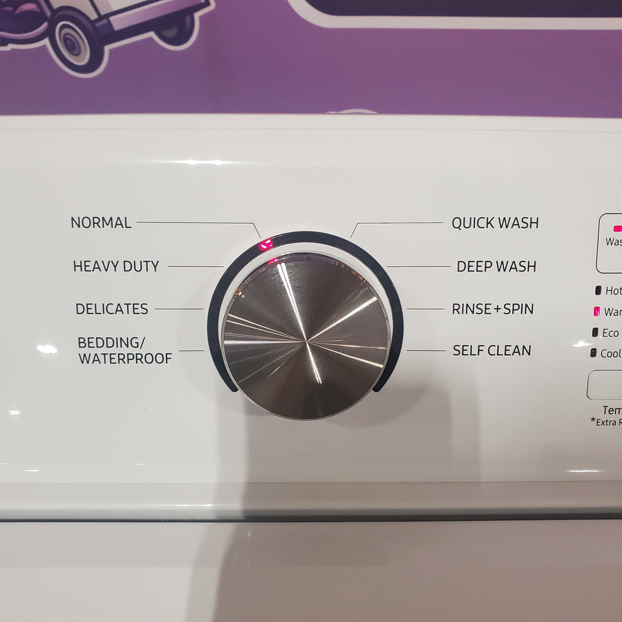 Samsung 4.5 cu. ft. Top Load Washer with Vibration Reduction Technology+ in White WA45T3200AW - Scratch & Dent (Minor)