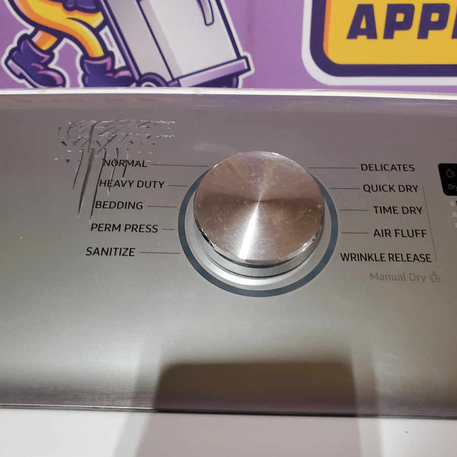 Samsung White Top Load 5.0 Cu. Ft. Washer with Active Water Jet WA50R5200AW - Certified Refurbished and Samsung White Electric 7.4 Cu. Ft. Dryer with Sensor Dry DVE50R5200W - Certified Refurbished