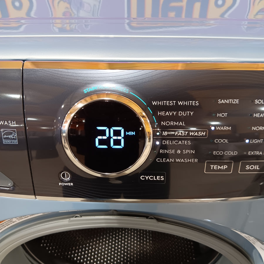 Electrolux 27 in. 4.5 cu.ft. HE Front Load ENERGY STAR Washer with LuxCare Wash System ELFW7437AG - Open Box and  Electrolux 8 cu.ft.  Electric Dryer vented Front Load Perfect Steam Dryer with Instant Refresh 16273 - ELFE7437AG - Open Box