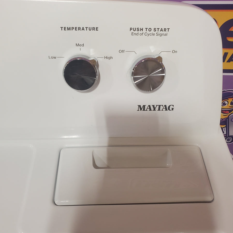 Maytag Top Load 3.8 cu. ft. Washer with Deep Fill and Quick Wash Cycle MVW4005SW - Scratch & Dent (Minor) and Maytag Top Load Electric Wrinkle Prevent 7.0 cu. ft. Dryer with Auto Dry MED4005SW - Scratch & Dent (Minor)