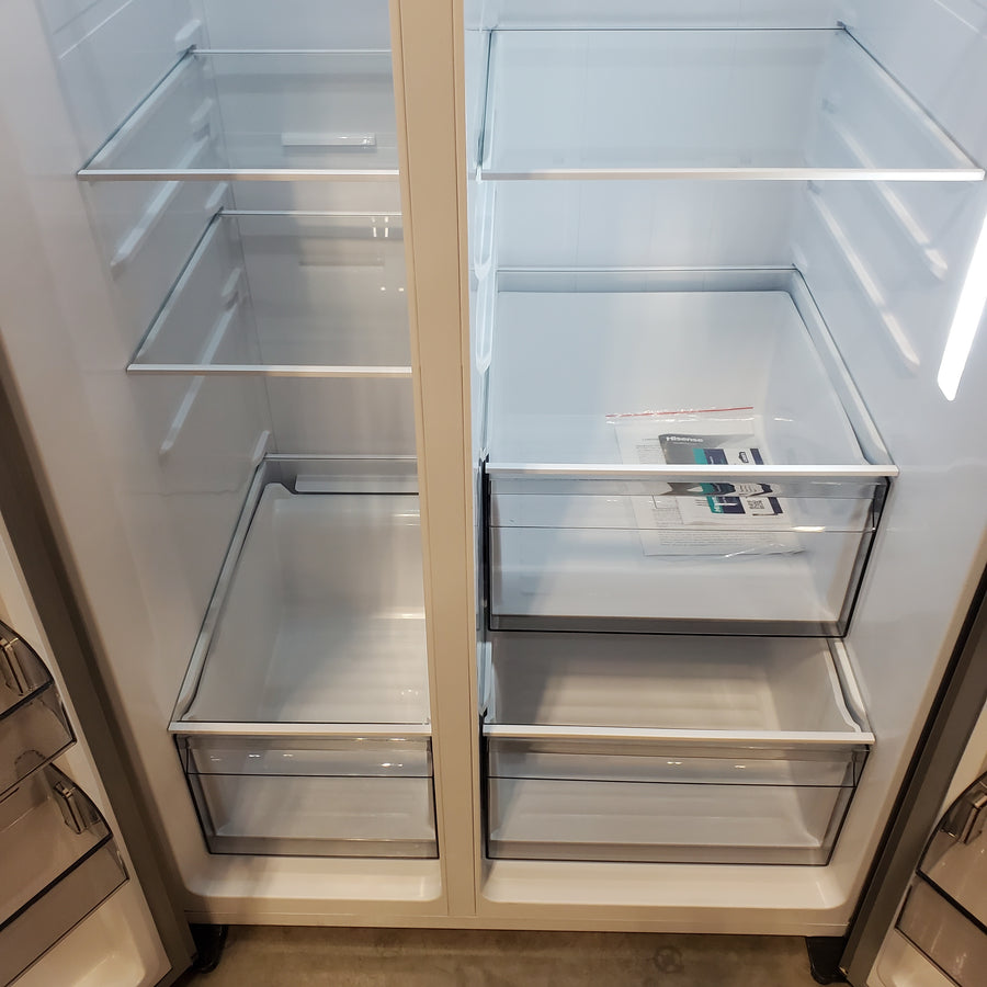 Hisense 29.1 cu. ft. Standard Depth Side by Side Refrigerator Stainless Steel HRS290P5FSE - Scratch & Dent (Minor)